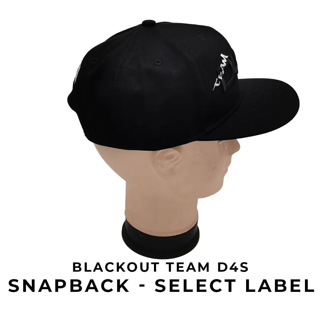 DOWN4SOUND | TEAM D4S BLACKOUT SELECT LABEL SNAP BACK SLIGHT