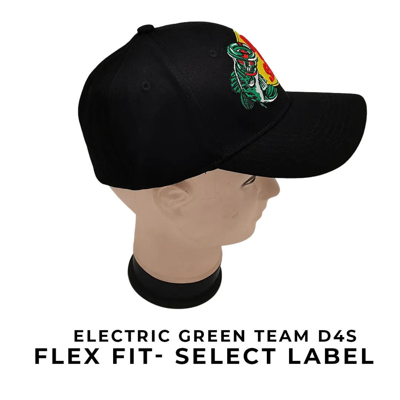 TEAM BASSHEAD Shop Label FIT Select CURVED PRO D4S - BILL Hat Down4Sound FLEX