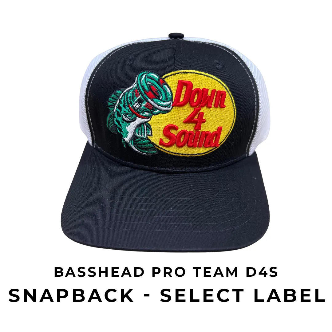 DOWN4SOUND | TEAM D4S BASSHEAD PRO SELECT LABEL SNAP BACK WITH
