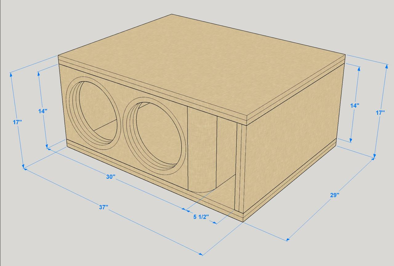 Double 12 hot sale inch sub box