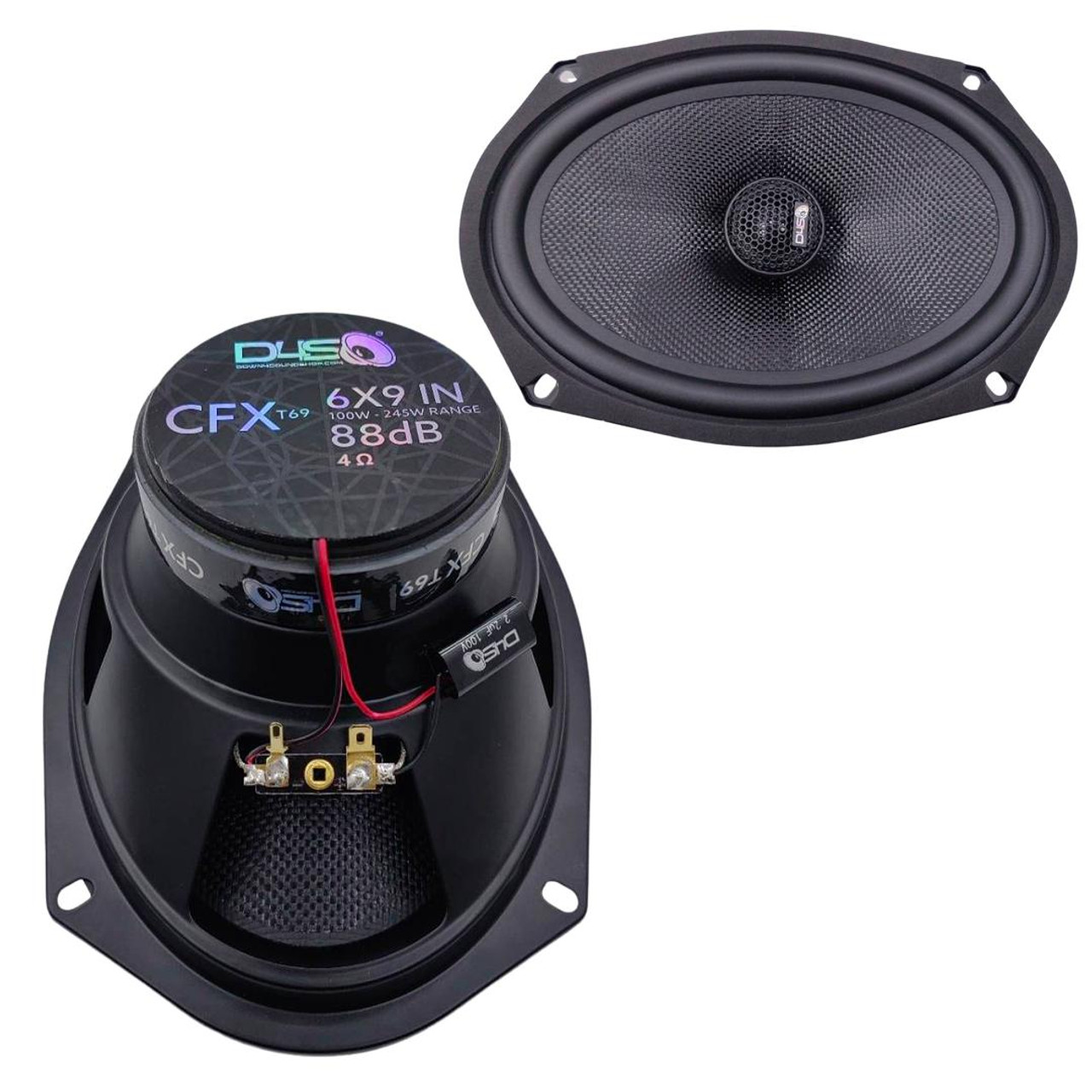 DOWN4SOUND CFXT69 - 6x9 INCH CAR AUDIO SPEAKERS - 245W RMS ( PAIR