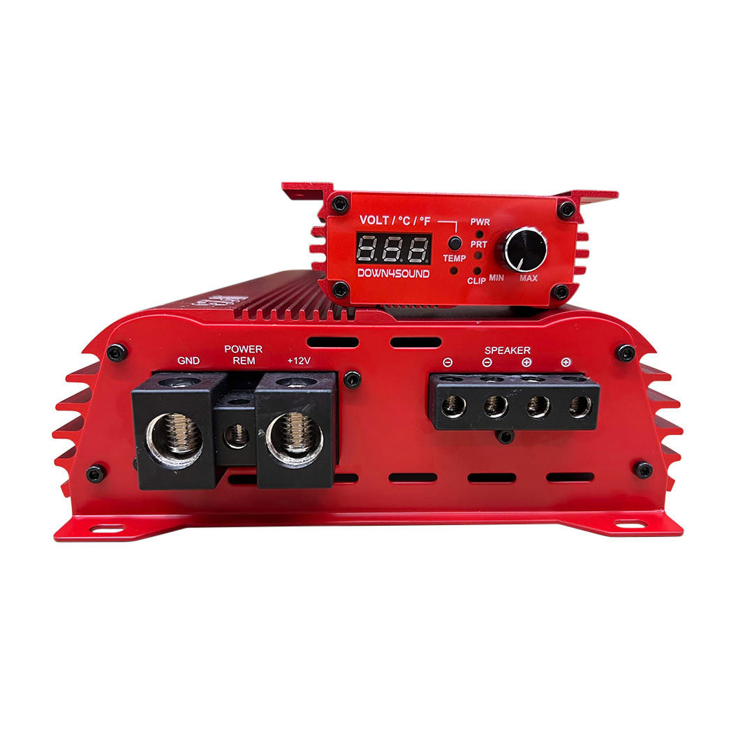 DOWN4SOUND | JP23 V1.5 ELITE RED | 2300W RMS AMPLIFIER
