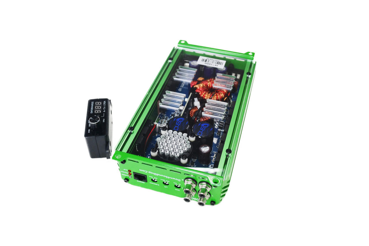 DOWN4SOUND MM1000 (MINI MAXX) - GREEN | 1000W RMS MINI CAR