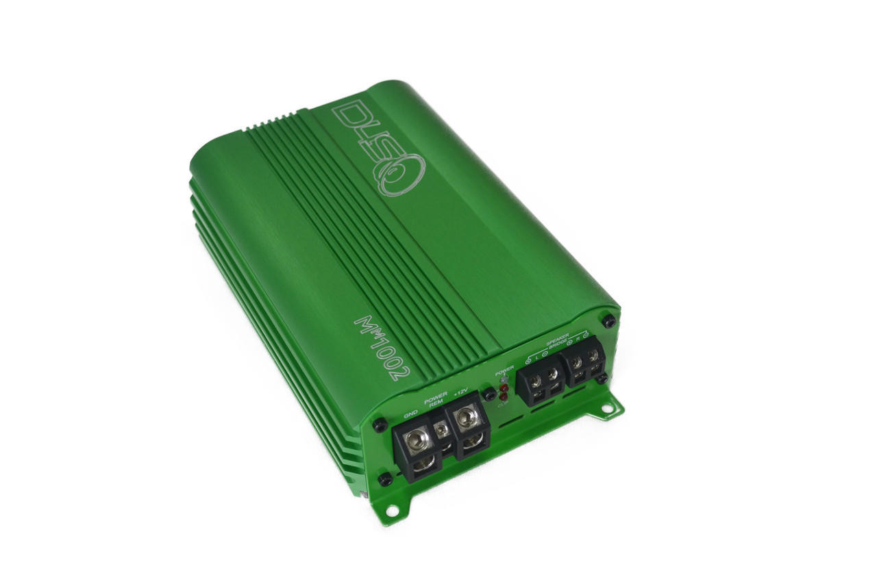 Down4Sound MM1002 (MINI MAXX) - GREEN | 350W RMS MINI 2CH Car Audio  Amplifier