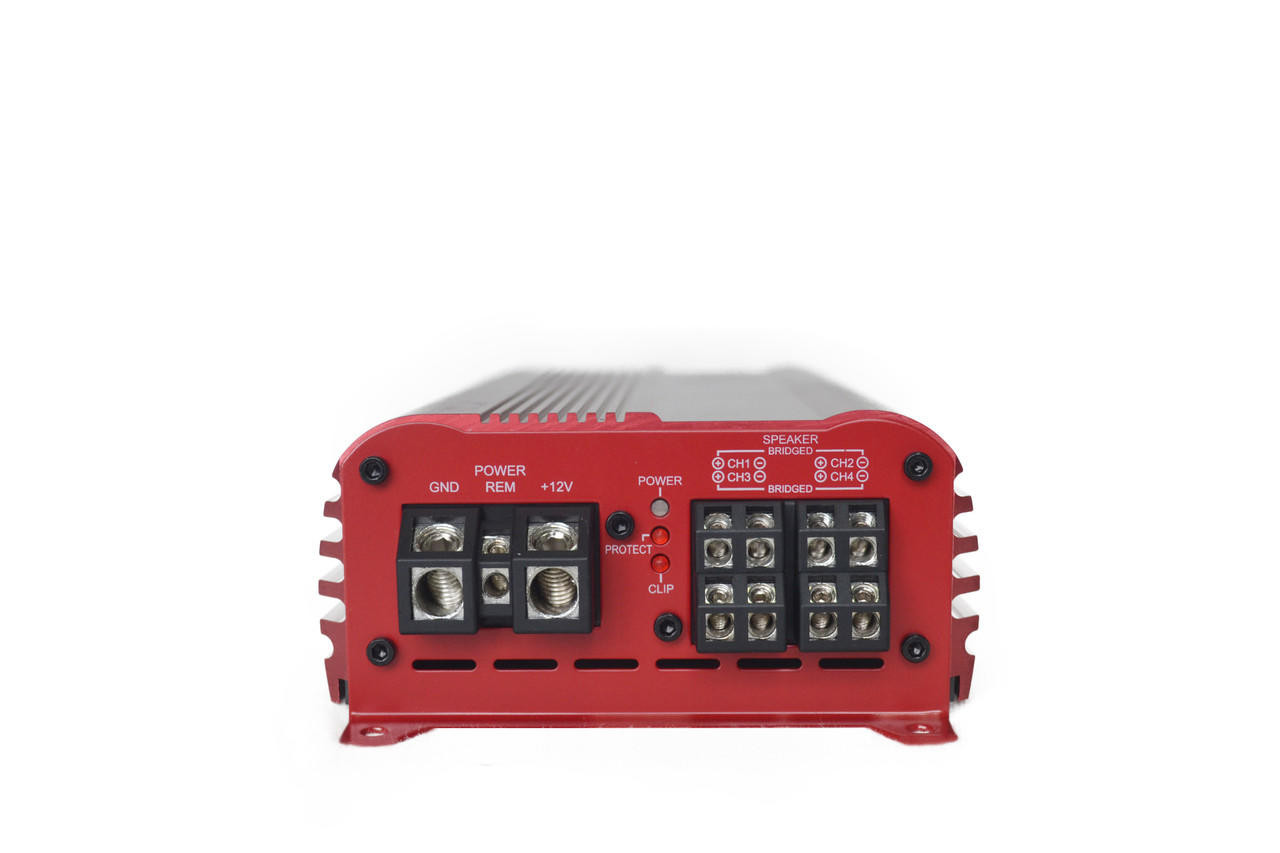 DOWN4SOUND | MM1004 (MINI MAXX) - RED | 700W RMS MINI | 4 CHANNEL