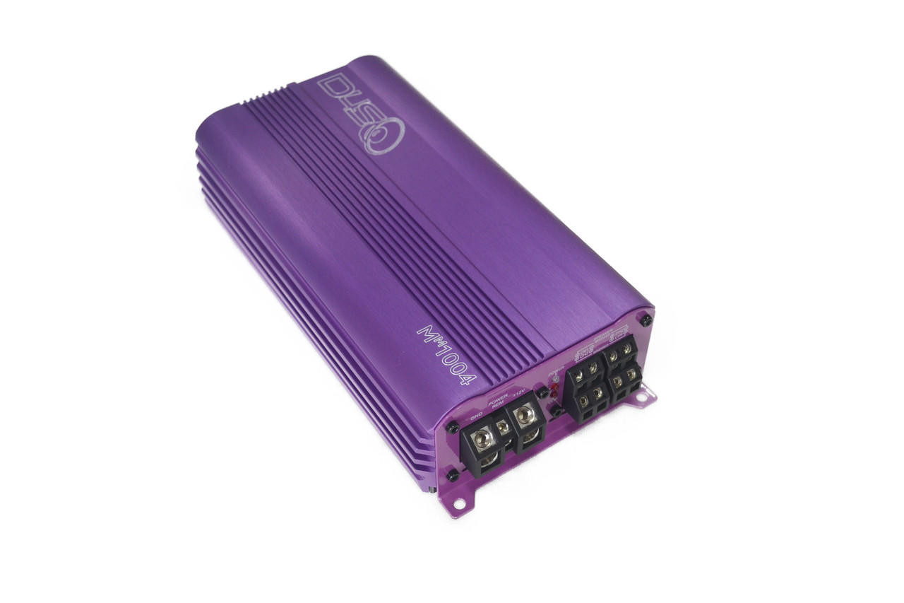 DOWN4SOUND MM1004 (MINI MAXX) PURPLE 700W RMS MINI 4 CH CAR AUDIO
