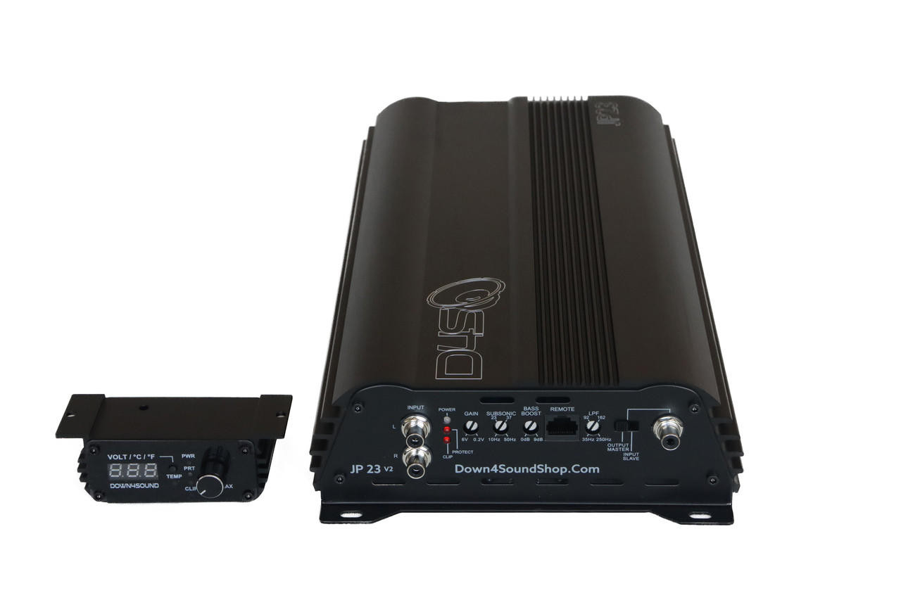 DOWN4SOUND JP23 V2 BLACK 2800W RMS AMPLIFIER Down4Sound Shop