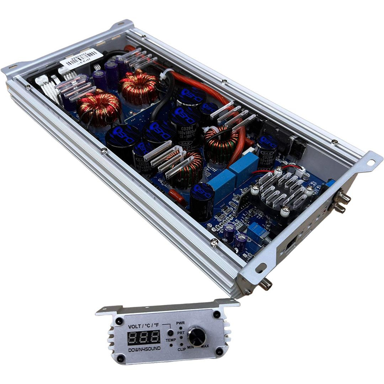 フェイスクリーム AMP DOWN4SOUND JP23 V2 - WHITE SILVER| 2800W RMS AMPLIFIER