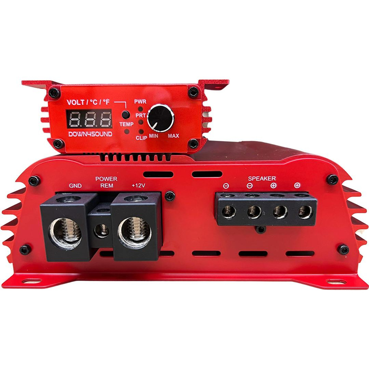 DOWN4SOUND JP23 V2 - RED | 2800W RMS AMPLIFIER - Down4Sound Shop