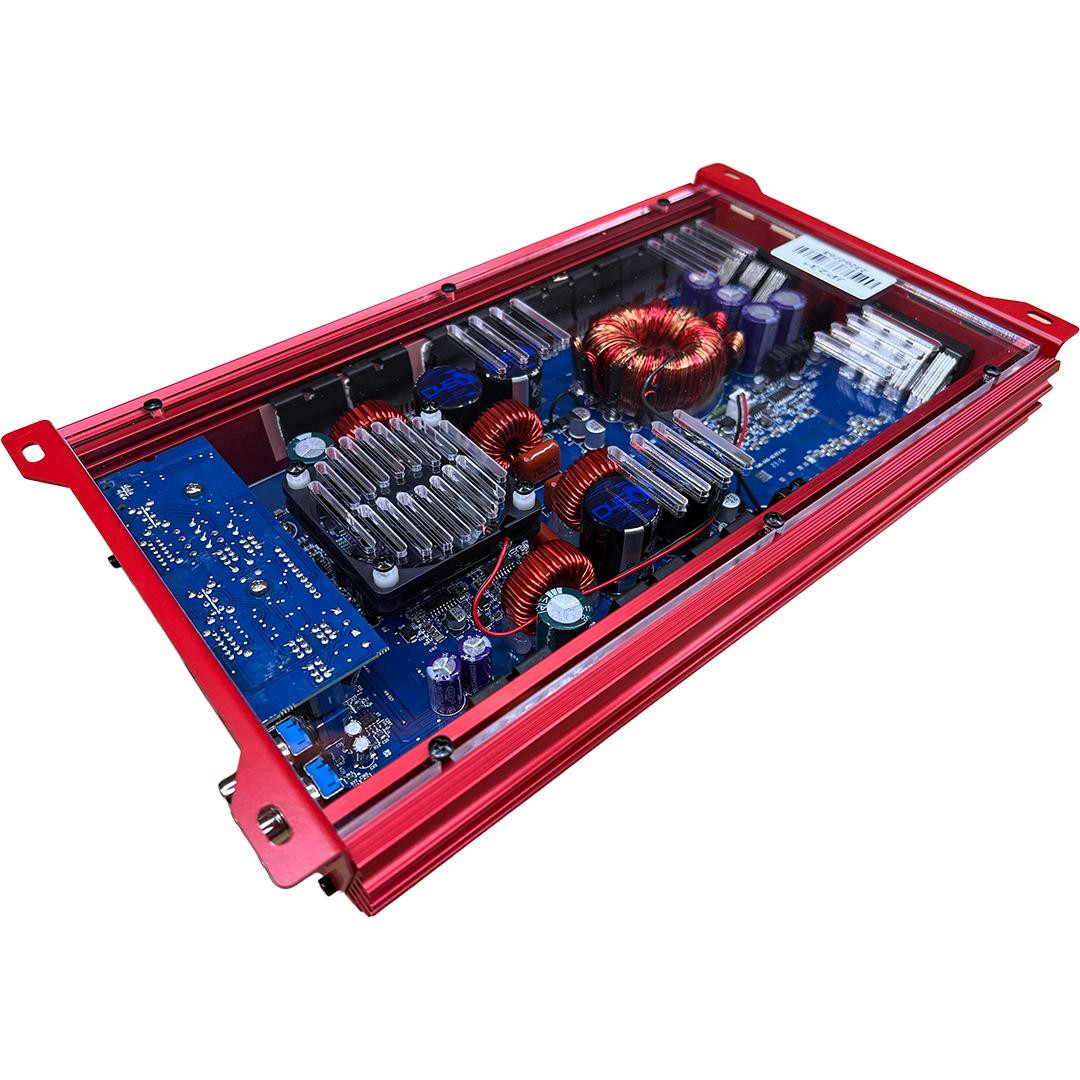 DOWN4SOUND JP234 - RED | 2000W 4CH AMPLIFIER - Down4Sound Shop