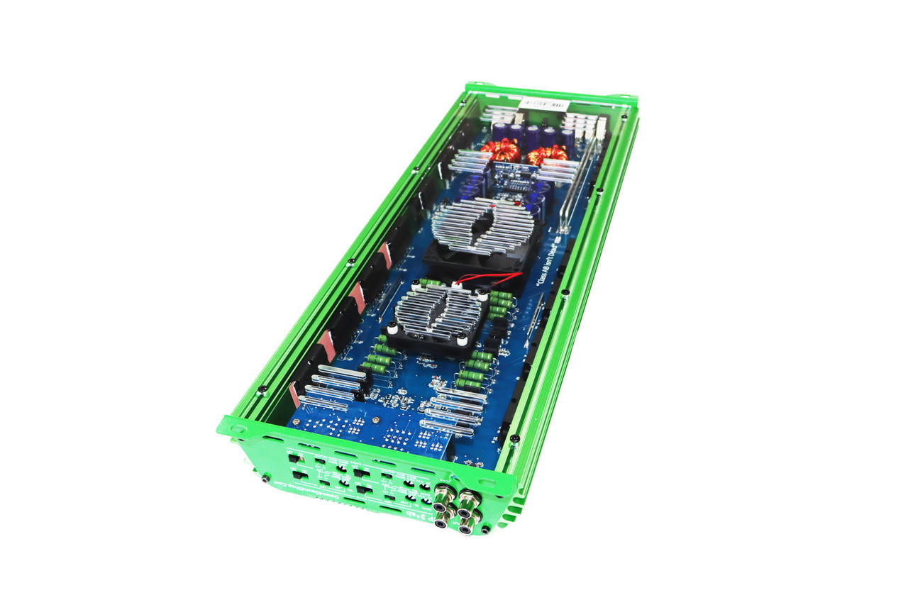 DOWN4SOUND JP34 AB GREEN | 590W RMS - 4 CHANNEL AMPLIFIER