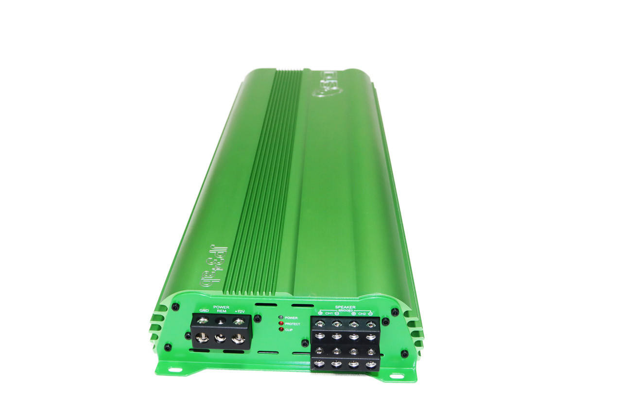DOWN4SOUND | JP34 AB GREEN | 590W RMS | 4 CHANNEL AMPLIFIER