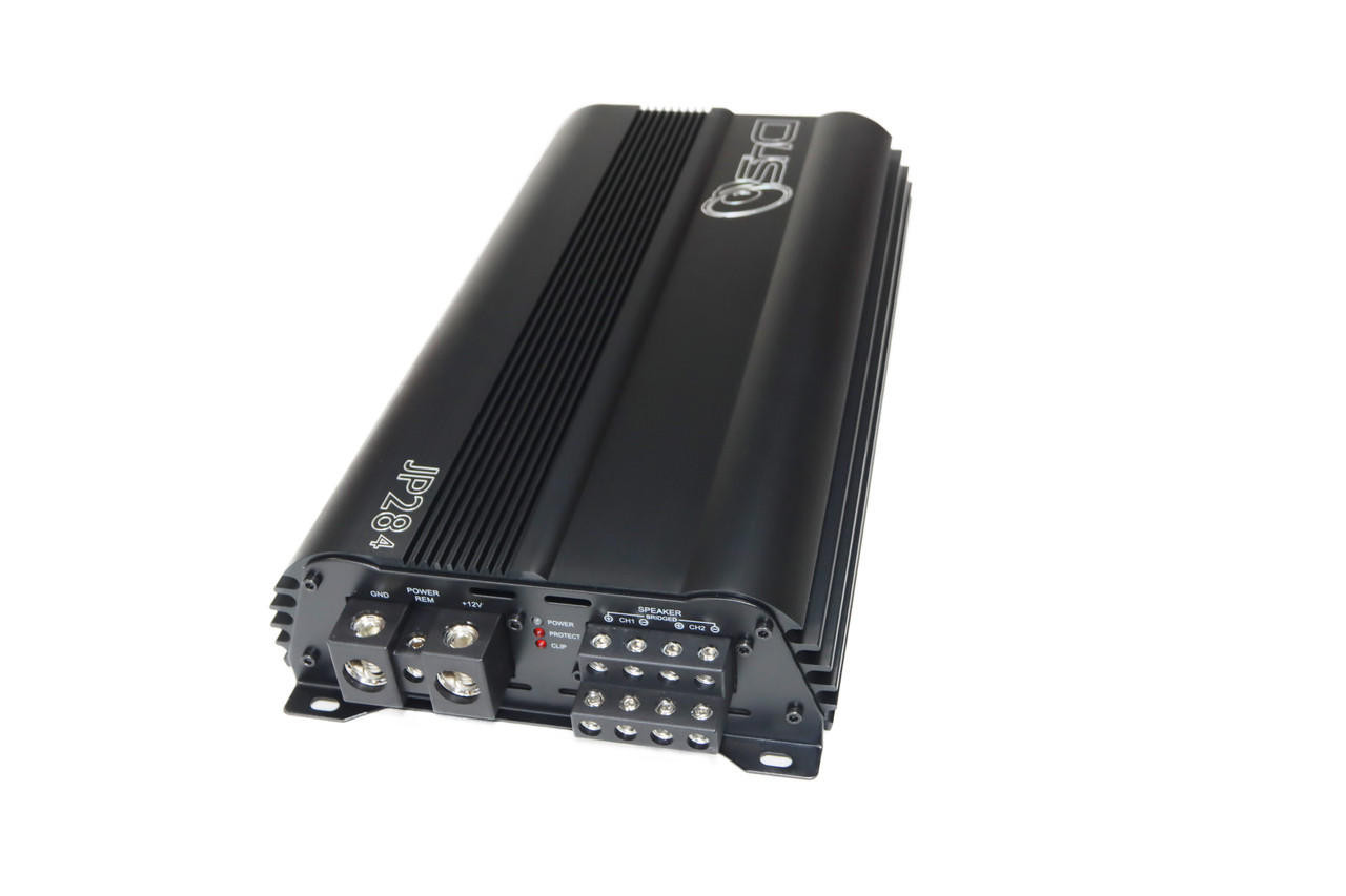 DOWN4SOUND JP284 - BLACK | 3000W 4 Channel Amplifier - Down4Sound Shop