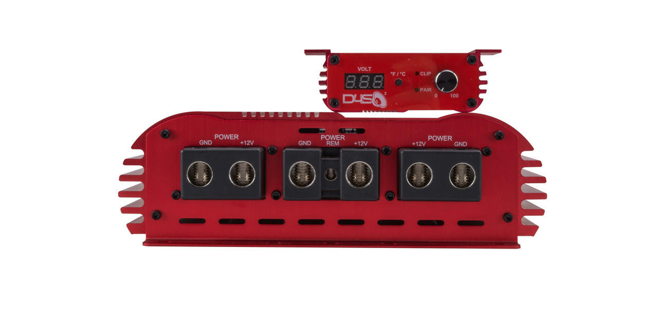 DOWN4SOUND JP63 RED | 6300W RMS AMPLIFIER - Down4Sound Shop