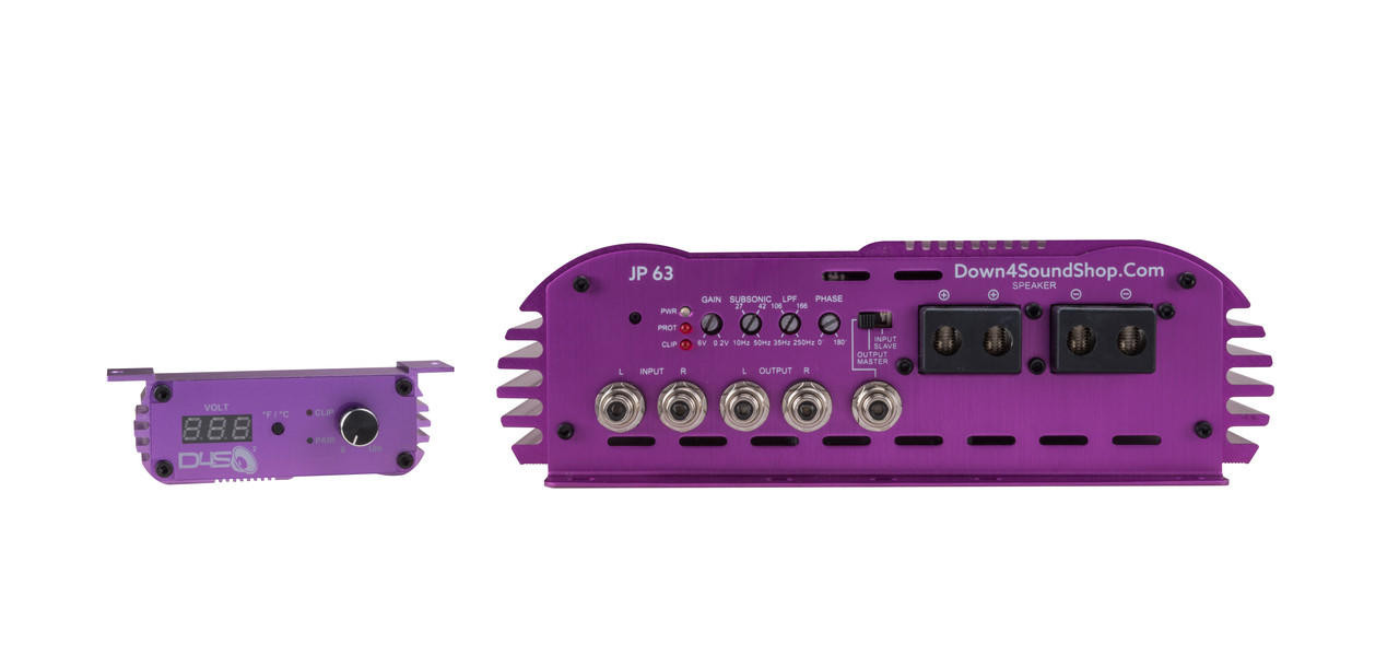 DOWN4SOUND JP63 PURPLE | 6300W RMS AMPLIFIER - Down4Sound Shop