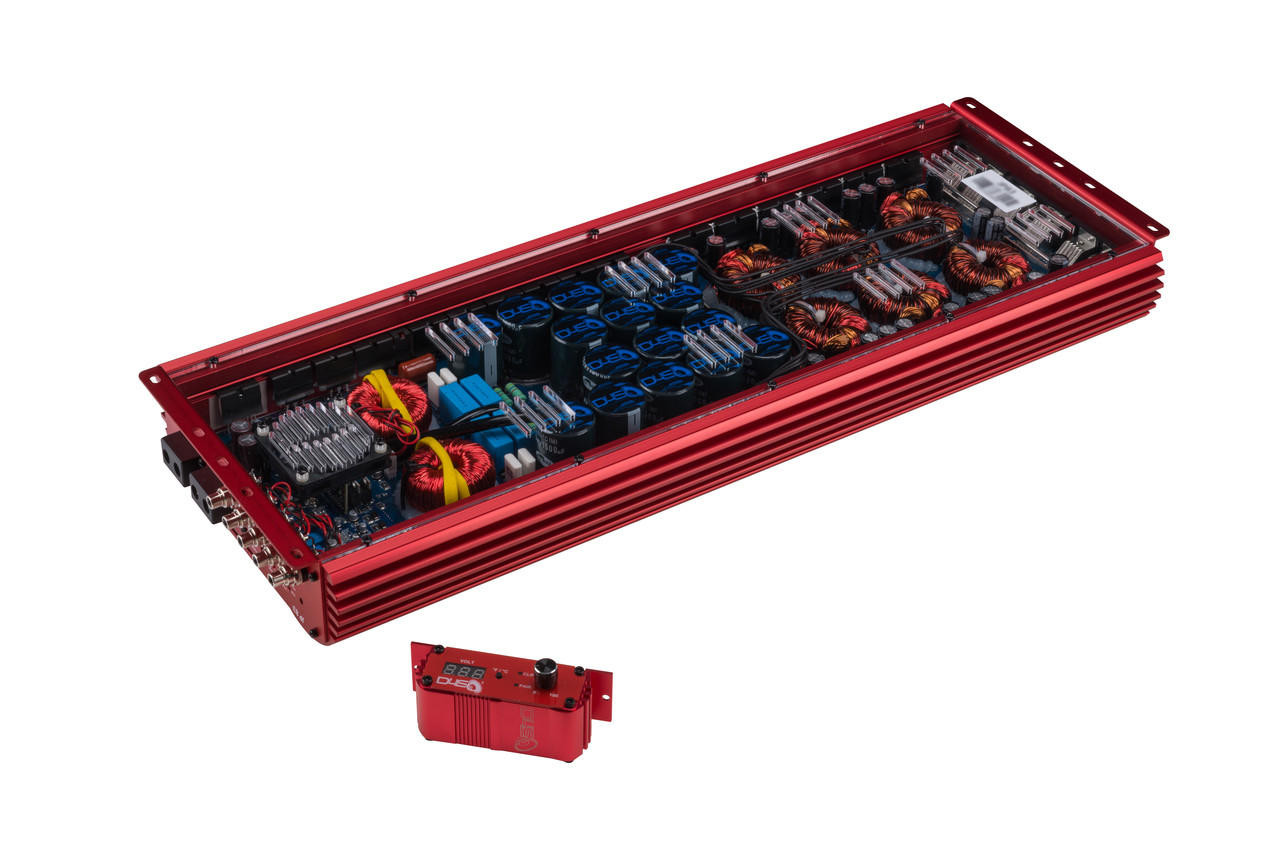 DOWN4SOUND JP83 RED | 8300W RMS AMPLIFIER - Down4Sound Shop