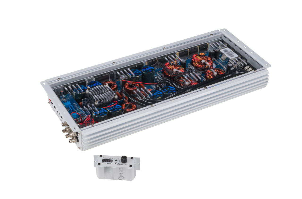 DOWN4SOUND JP 10.4 WHITE GLOSS | 6000W RMS - 4 CHANNEL AMPLIFIER