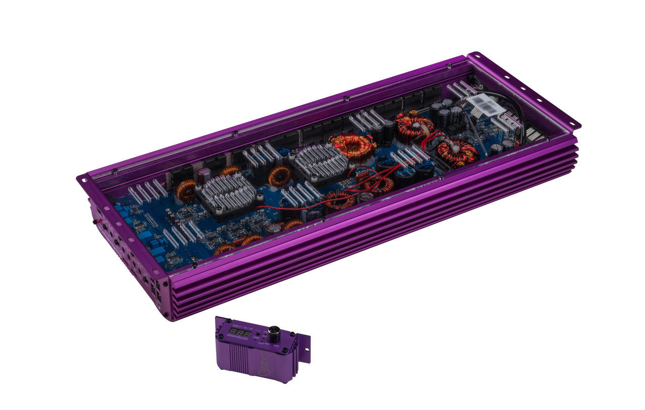 DOWN4SOUND JP77 PURPLE | 3000W RMS - 7 CHANNEL AMPLIFIER