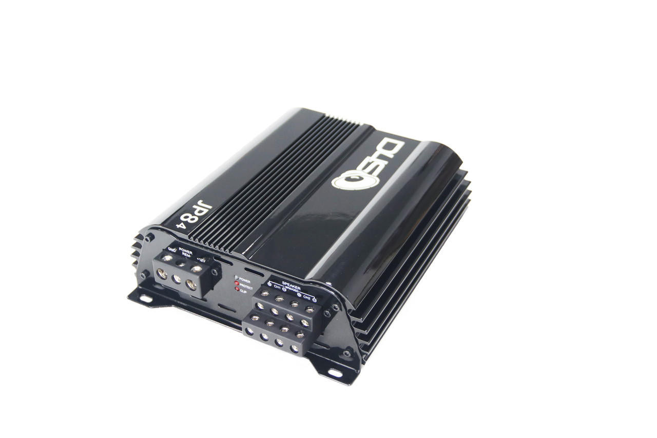 DOWN4SOUND | JP84 - BLACK GLOSS | 400W RMS | 4 CHANNEL AMPLIFIER 