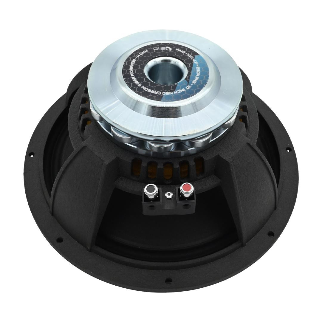 DOWN4SOUND D4S-MND104CF Carbon Fiber Neo+ Water Resistant Speaker