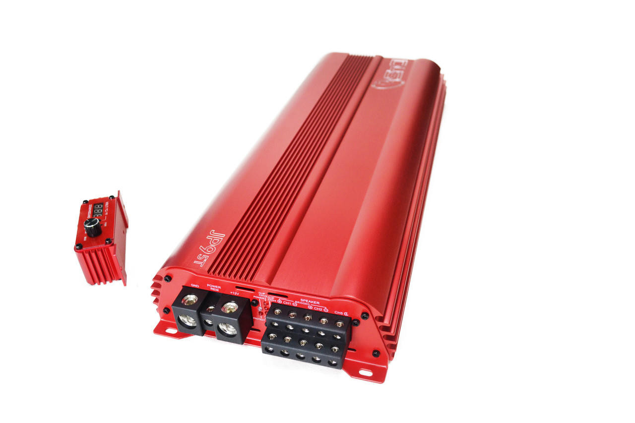 Down4Sound JP95T RED | 1500W RMS - 5 Channel Amplifier