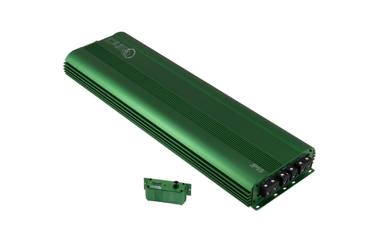 DOWN4SOUND JP93 GREEN | 9300W RMS AMPLIFIER - Down4Sound Shop