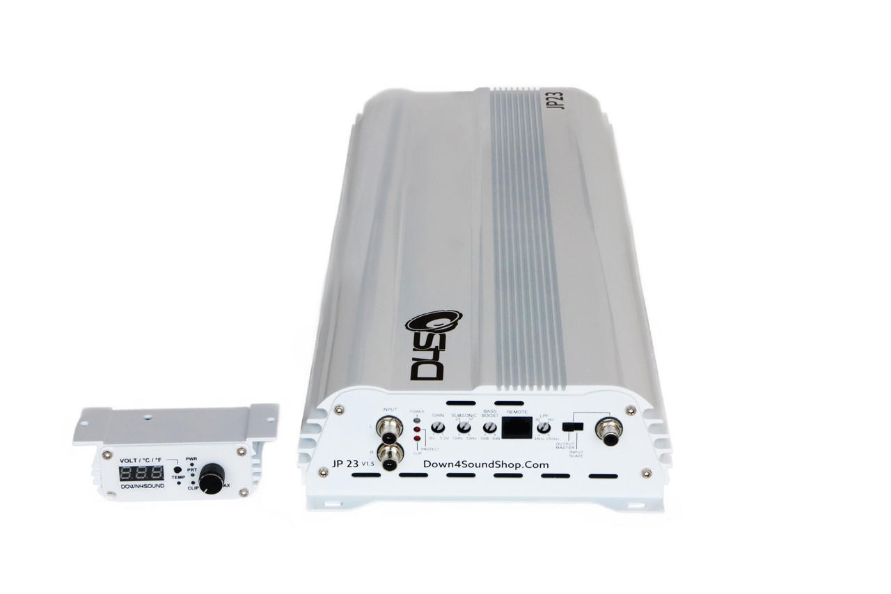 DOWN4SOUND JP23 V1.5 WHITE GLOSS | 2300W RMS AMPLIFIER
