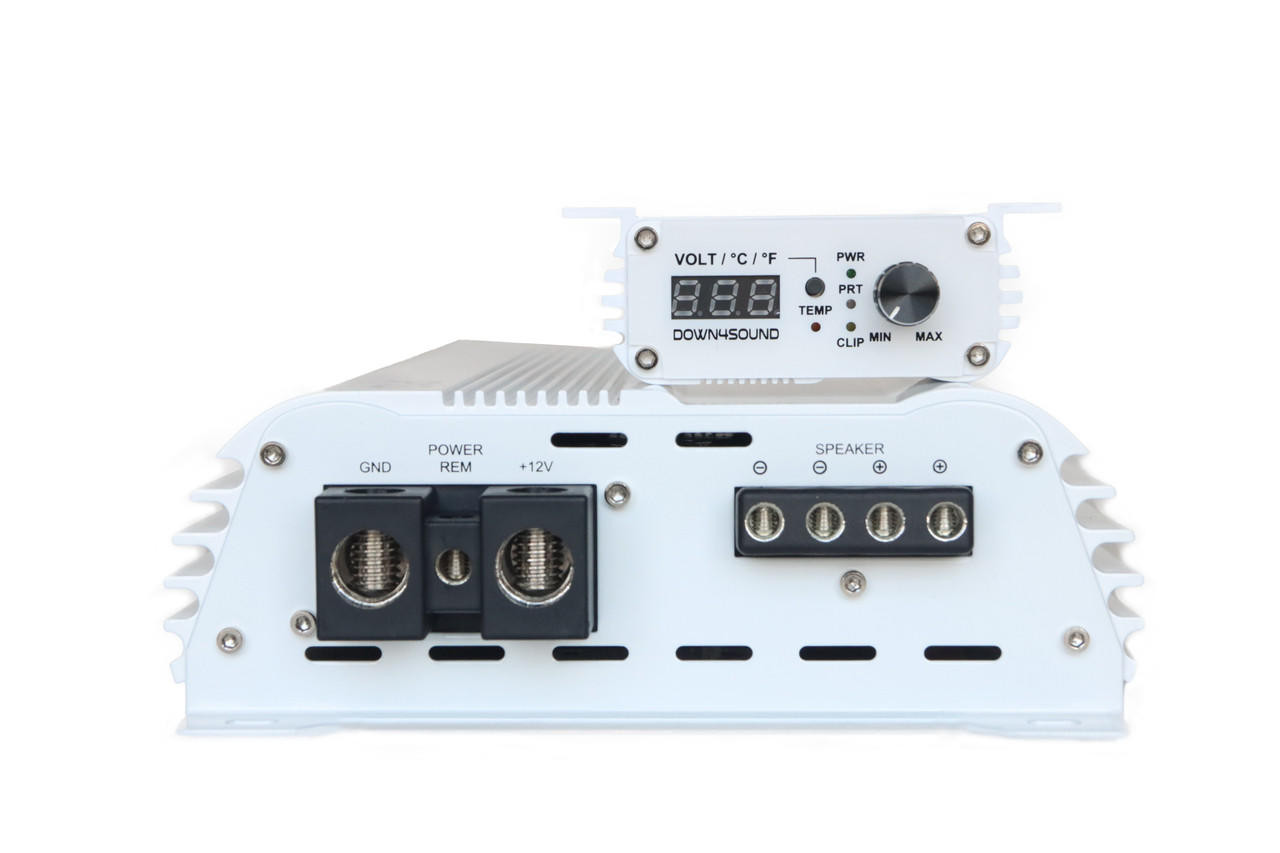 DOWN4SOUND JP13 WHITE GLOSS | 1300W RMS AMPLIFIER