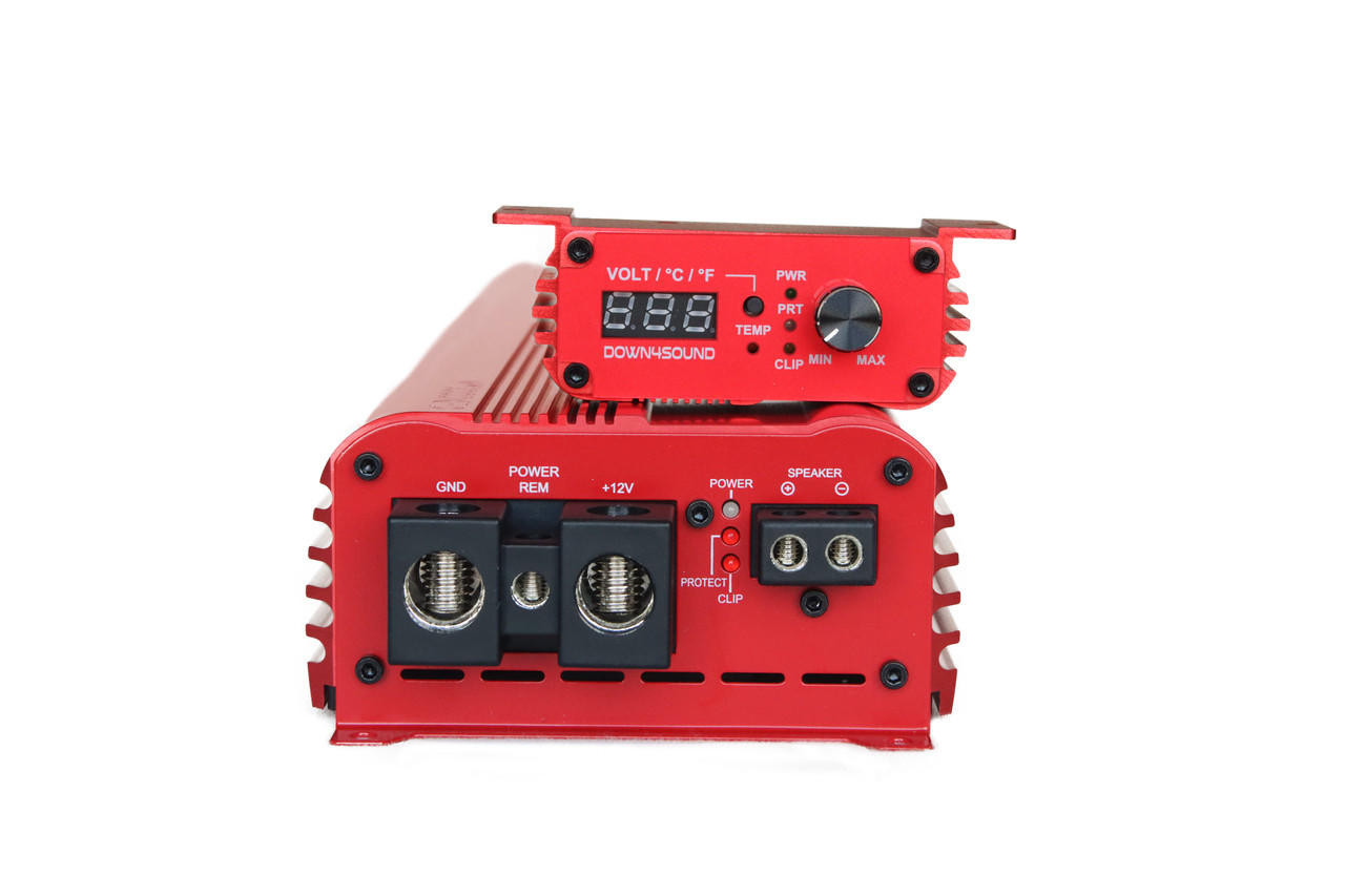 DOWN4SOUND MM3000KFD (MINI MAXX) - RED | 3000W RMS MINI FULL