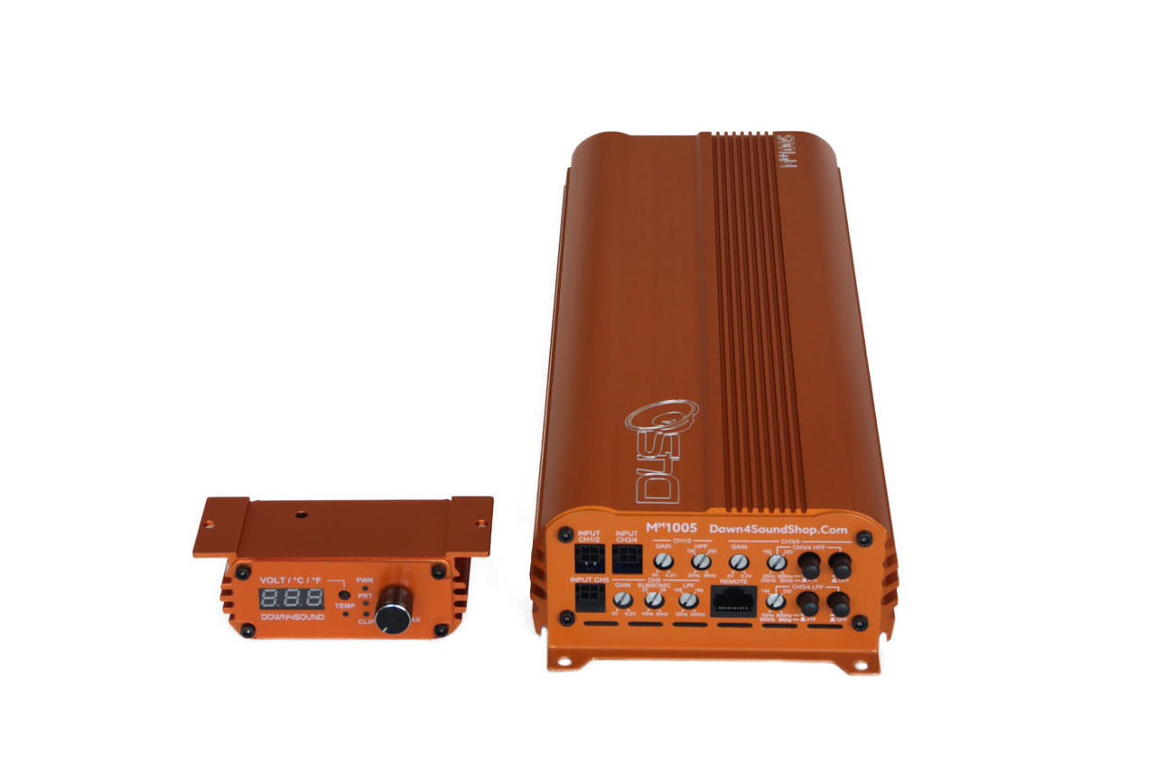DOWN4SOUND MM1005 (MINI MAXX) - ORANGE | 1100W RMS MINI 5 CH