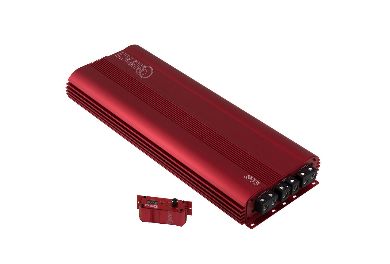 DOWN4SOUND | JP73 RED | 7300W RMS AMPLIFIER - Down4Sound Shop