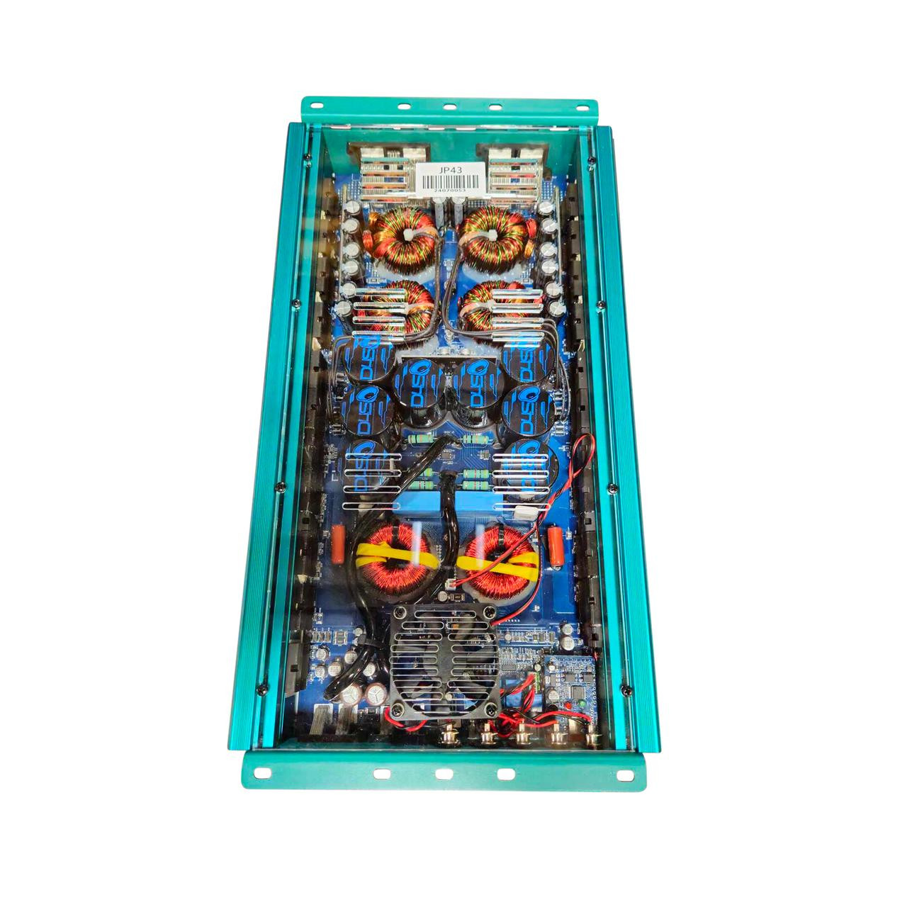 DOWN4SOUND JP43 TEAL | 4300W RMS AMPLIFIER - Down4Sound Shop