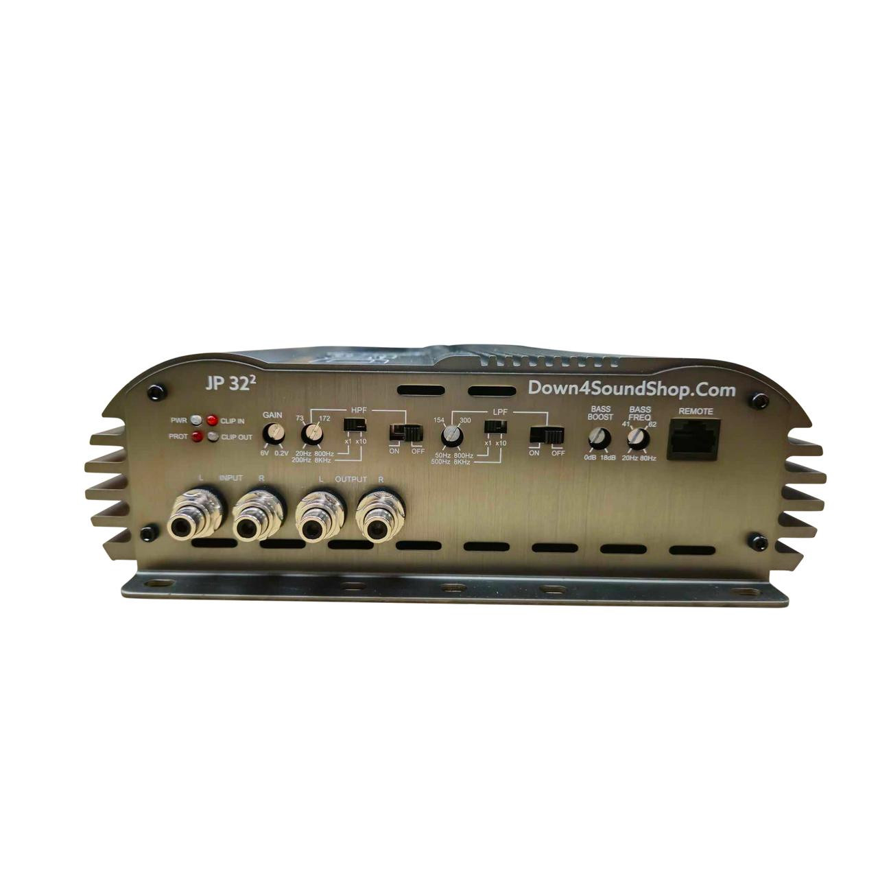 DOWN4SOUND | JP322 TITANIUM | 6000W RMS | 2 CHANNEL AMPLIFIER
