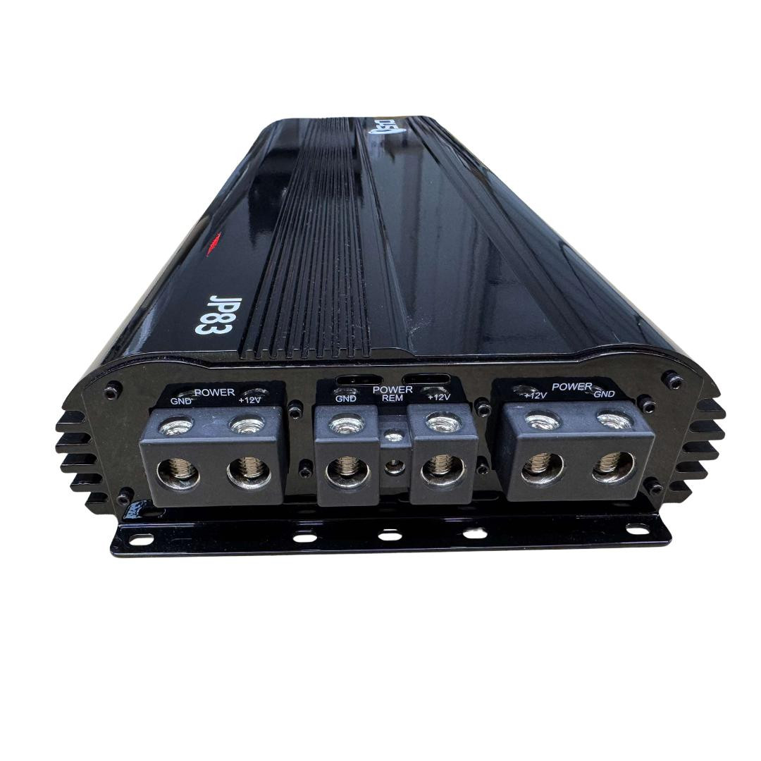 DOWN4SOUND JP83 BLACK GLOSS | 8300W RMS AMPLIFIER - Down4Sound Shop