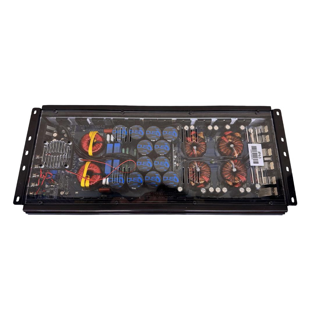 DOWN4SOUND JP63 BLACK GLOSS | 6300W RMS AMPLIFIER - Down4Sound Shop