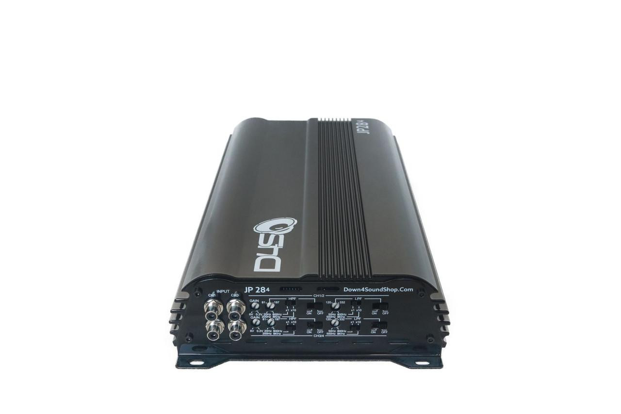 DOWN4SOUND JP284 - BLACK GLOSS | 3000W 4 CHANNEL AMPLIFIER