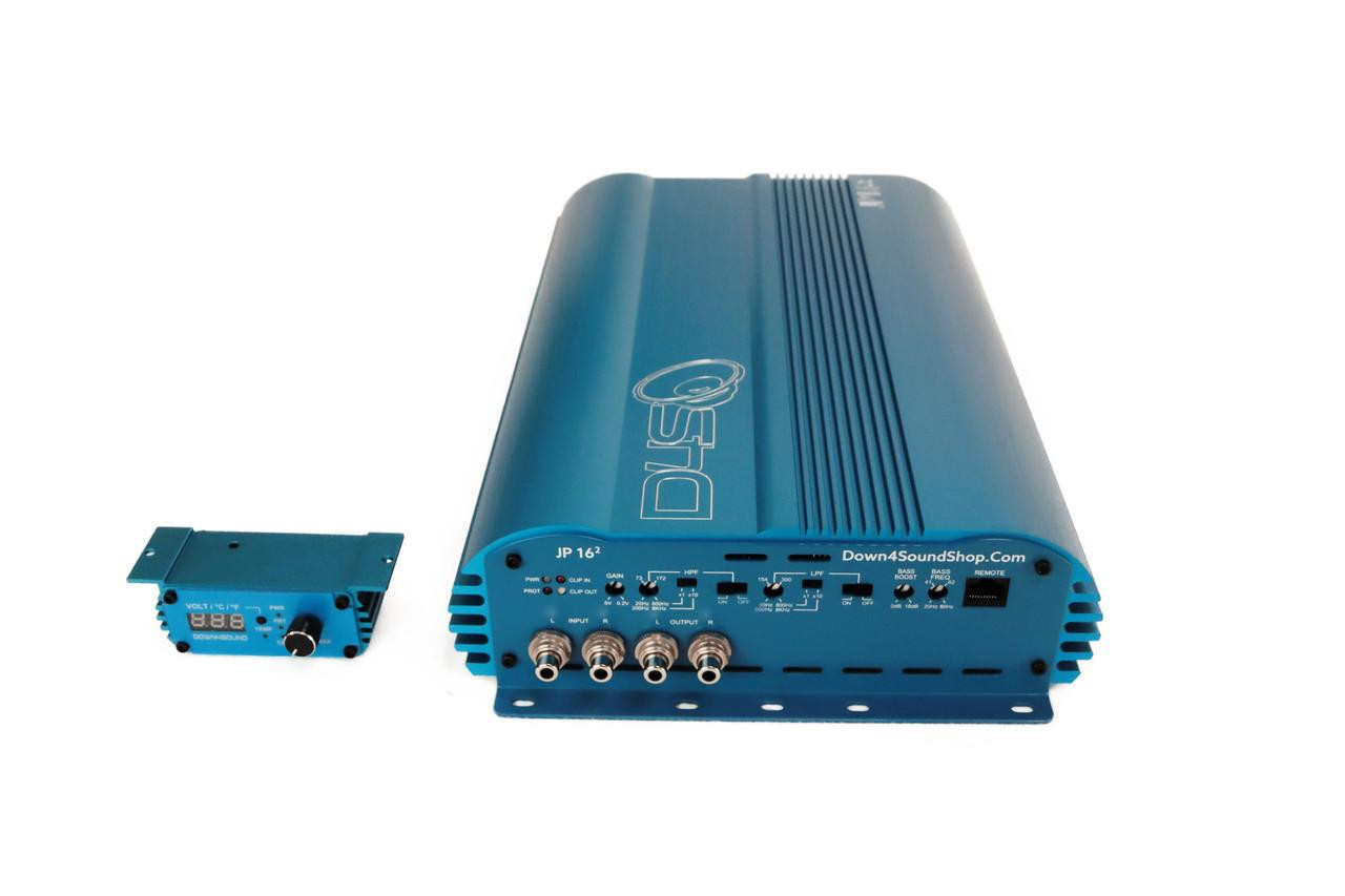 DOWN4SOUND | JP16.2 BLUE | 3200W RMS | 2 CHANNEL AMPLIFIER