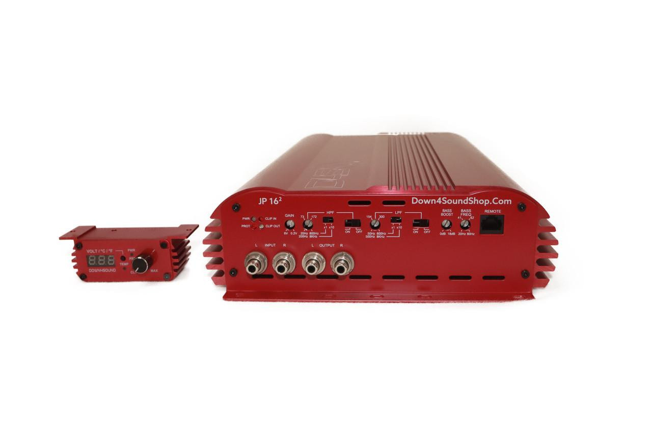 DOWN4SOUND JP16.2 RED | 3200W RMS - 2 CHANNEL AMPLIFIER