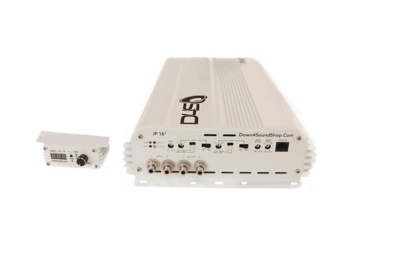 DOWN4SOUND JP16.2 WHITE GLOSS | 3200W RMS - 2 CHANNEL AMPLIFIER