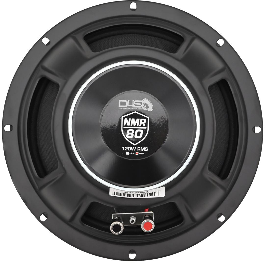 DOWN4SOUND D4S-NMR808 Neo Mid Range Speaker - 8 Inch, 120W RMS, 8