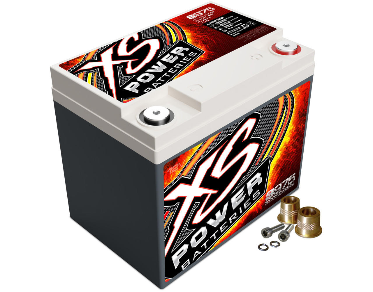 XS POWER | S975 - 12V AGM STARTING BATTERY MAX AMPS 2100A CA: 525A
