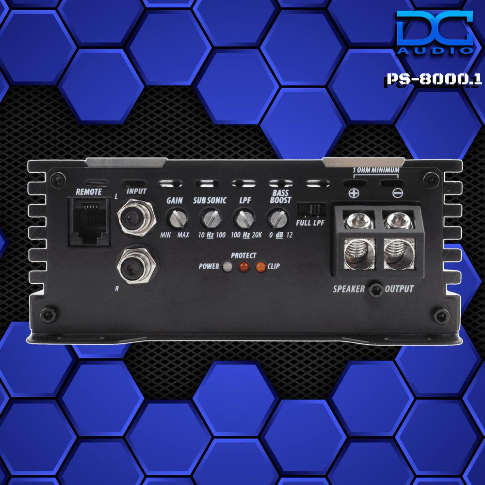 DC AUDIO | DC AUDIO DC-PS8000X1 | MONOBLOCK AMPLIFER - Down4Sound Shop