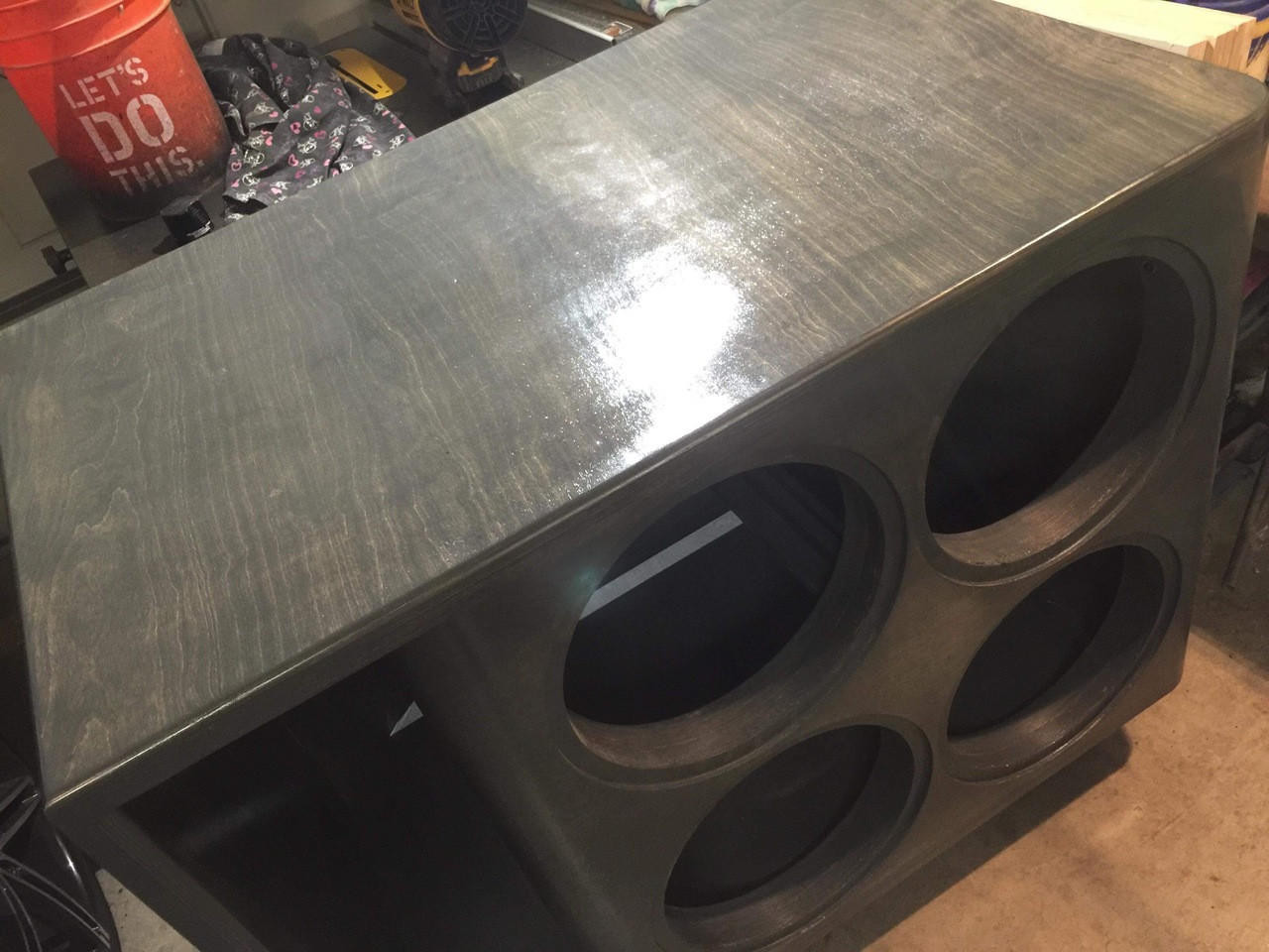 quad 15 subwoofer box