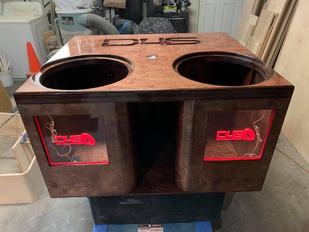 dual 18 inch sub box