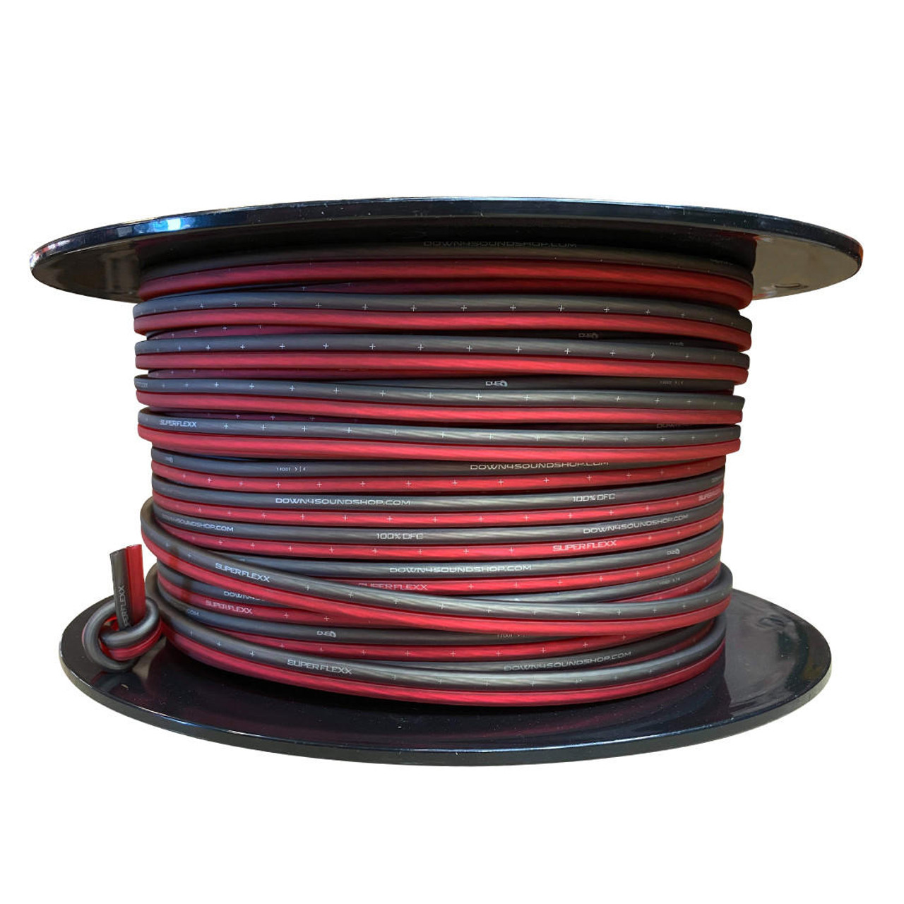 14 Gauge 25 Feet Red / 25 Feet Black Power Ground Wire Stranded