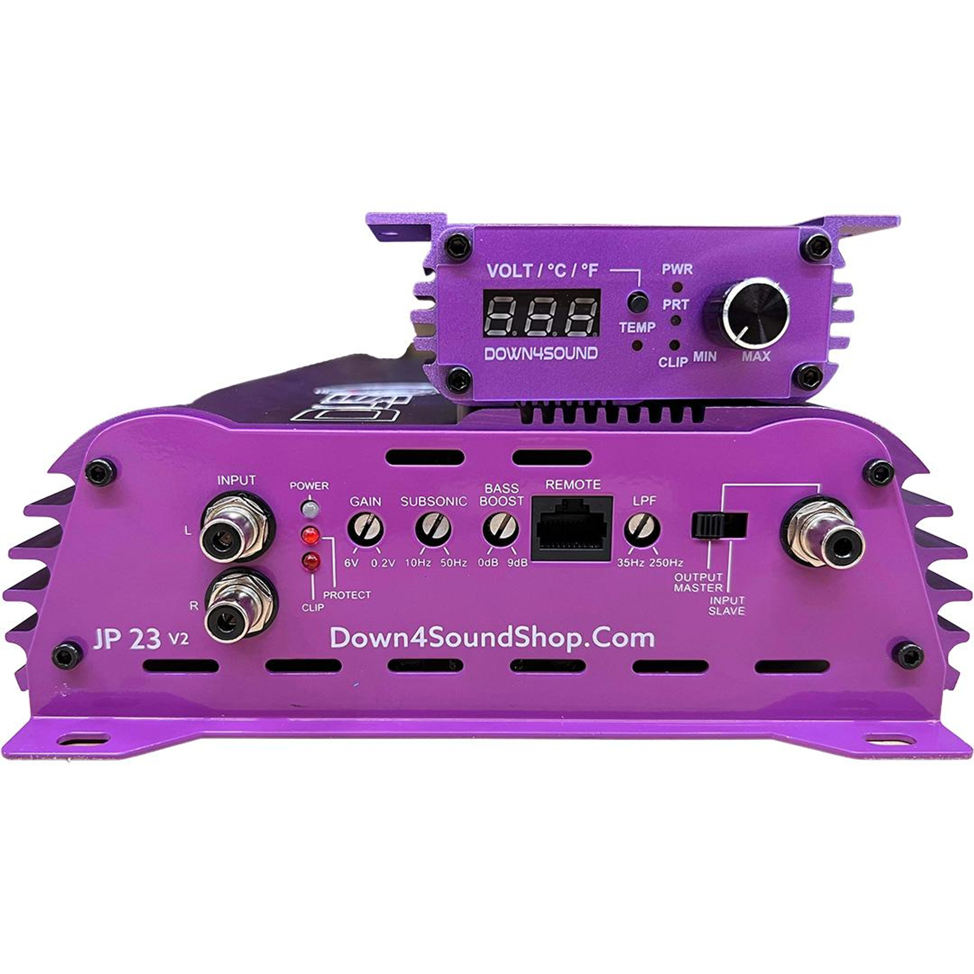 DOWN4SOUND JP23 V2 PURPLE 2800W RMS AMPLIFIER Down4Sound Shop
