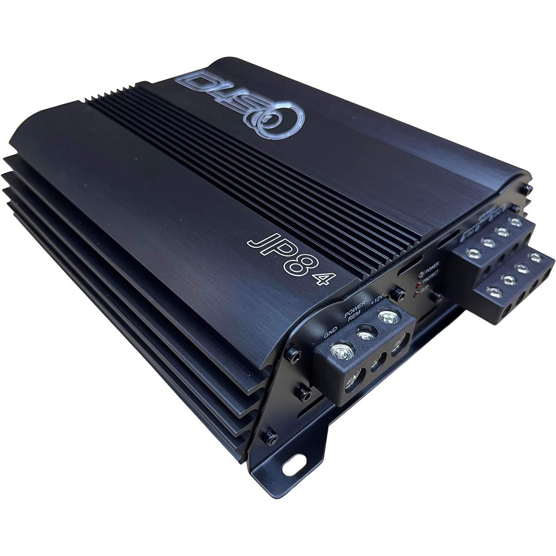 DOWN4SOUND JP84 BLACK 400W RMS 4CH AMPLIFIER Down4Sound Shop