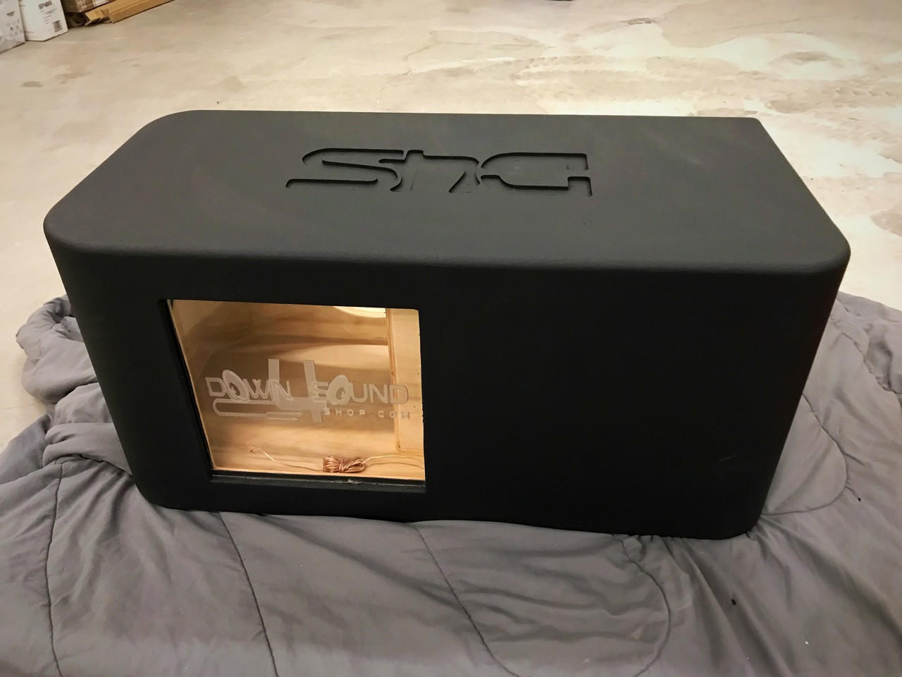 Single 18" Custom Kerf Ported Subwoofer Box Down4sound Shop