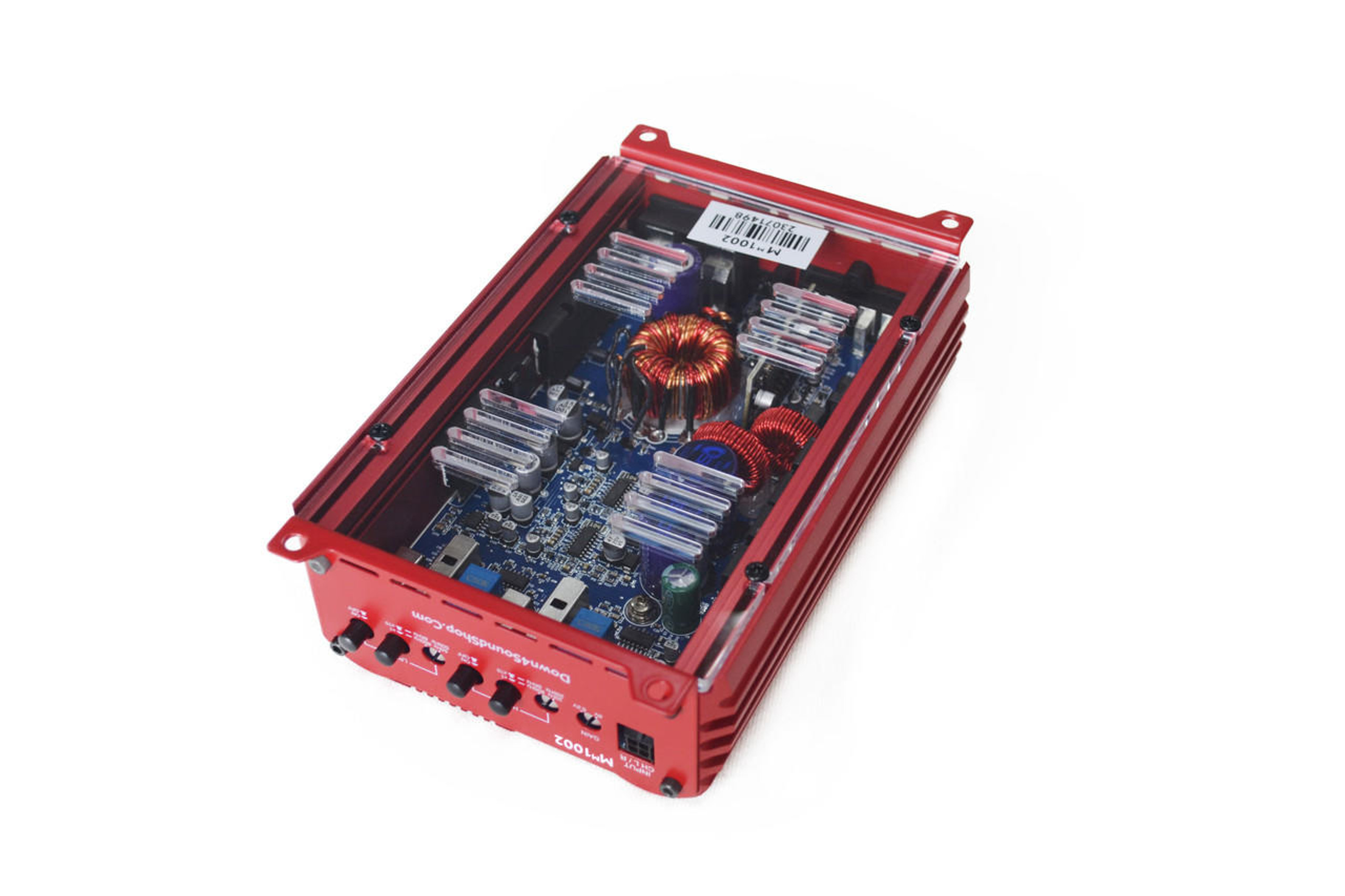 Down4Sound MM1004 (MINI MAXX) RED 700W RMS MINI 4 CH Car Audio