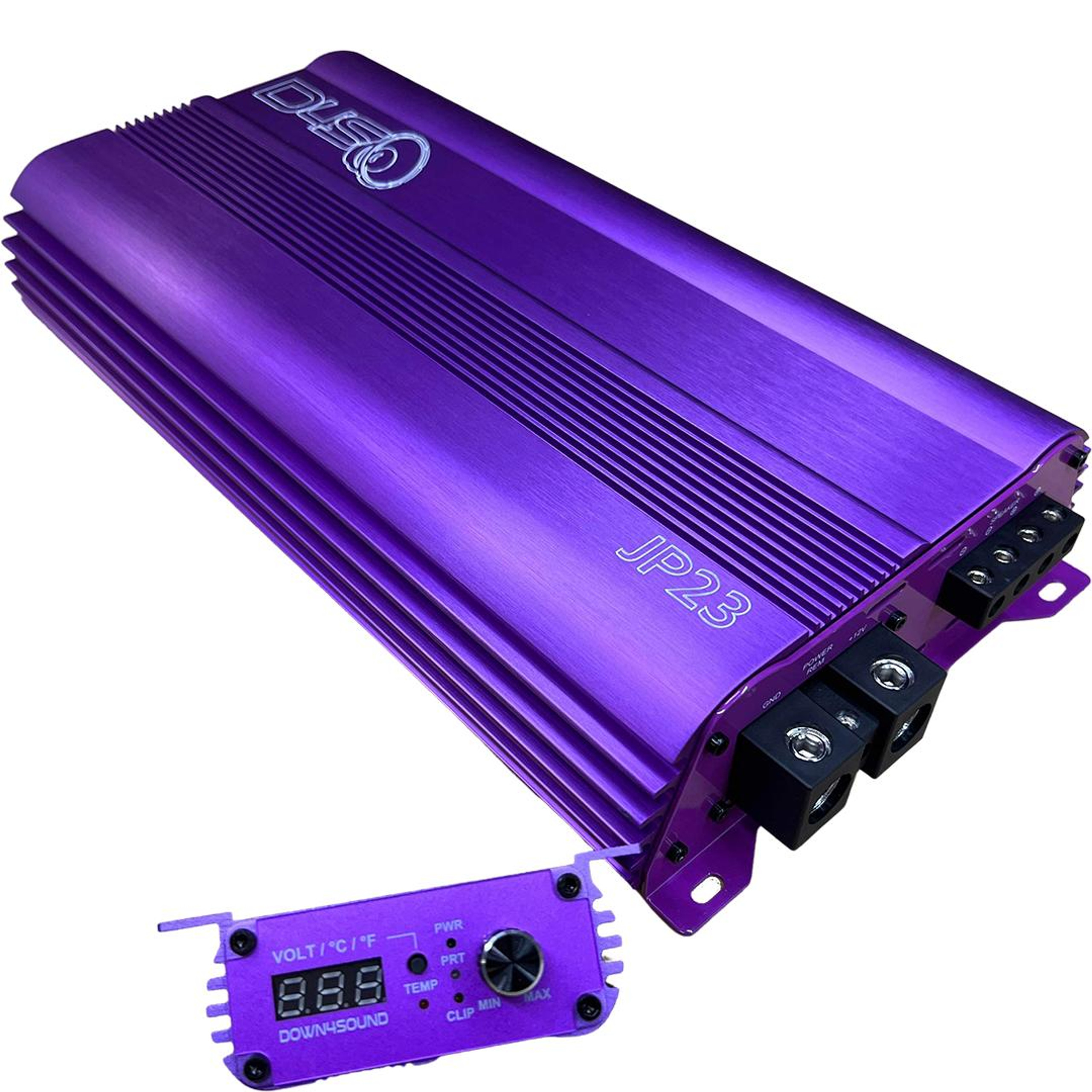 DOWN4SOUND JP23 V2 PURPLE 2800W RMS AMPLIFIER Down4Sound Shop